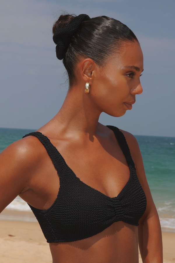 'Black' Scrunch Scrunchie