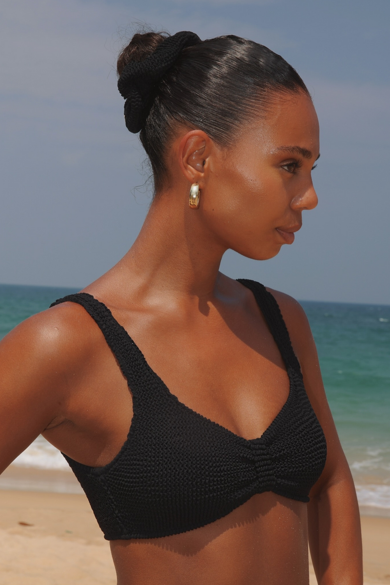 'Black' Scrunch Scrunchie