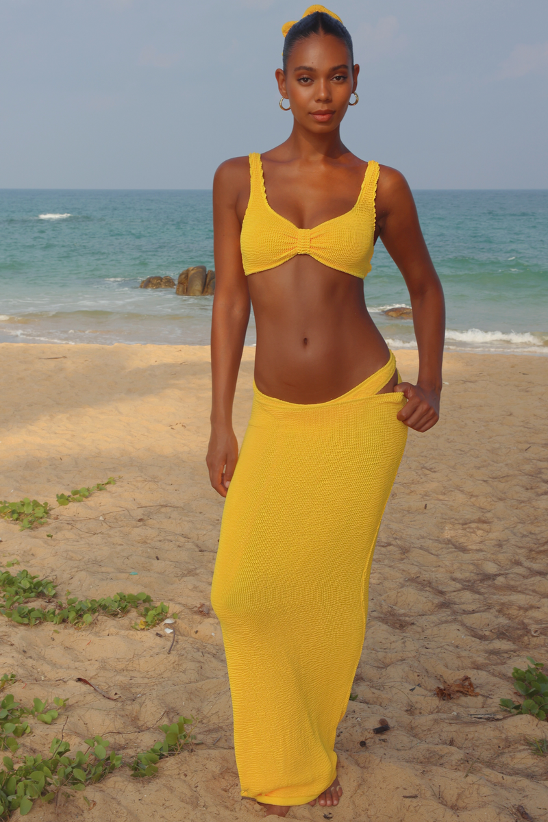 Scrunch 'Sunset' Maxi Skirt