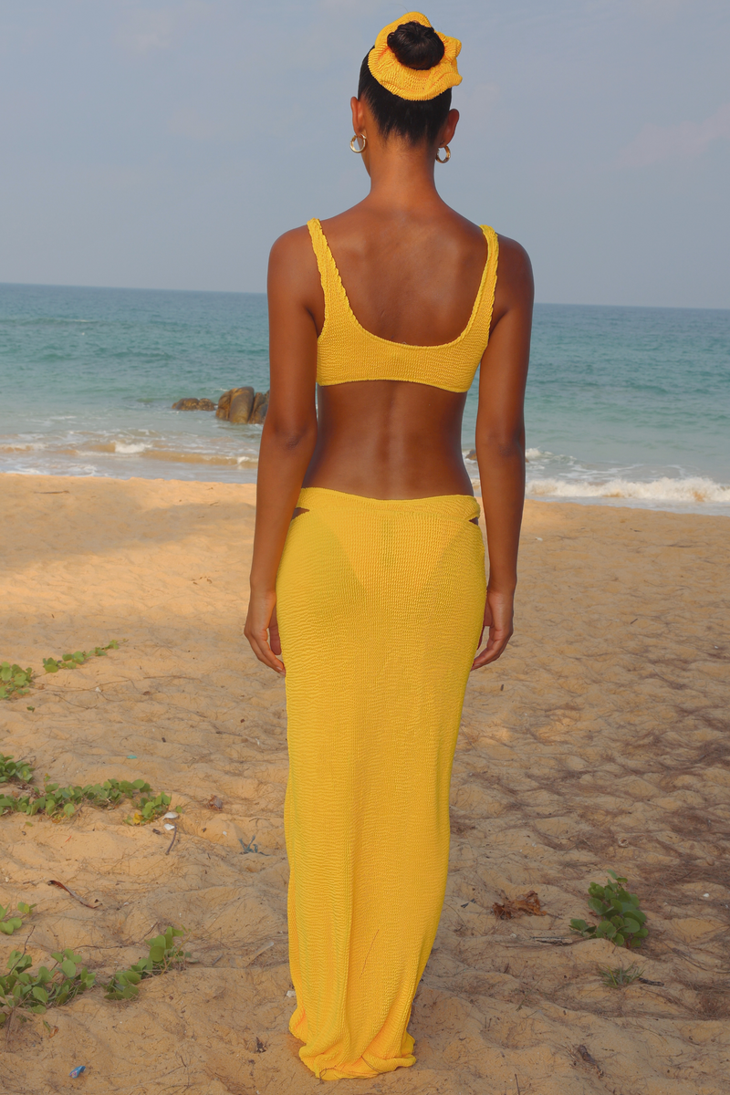 Scrunch 'Sunset' Maxi Skirt