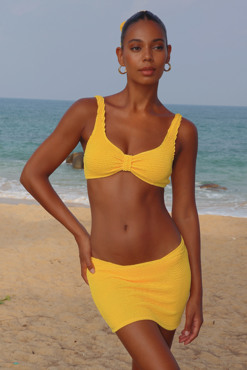 'Sunset' Scrunch Micro Skirt