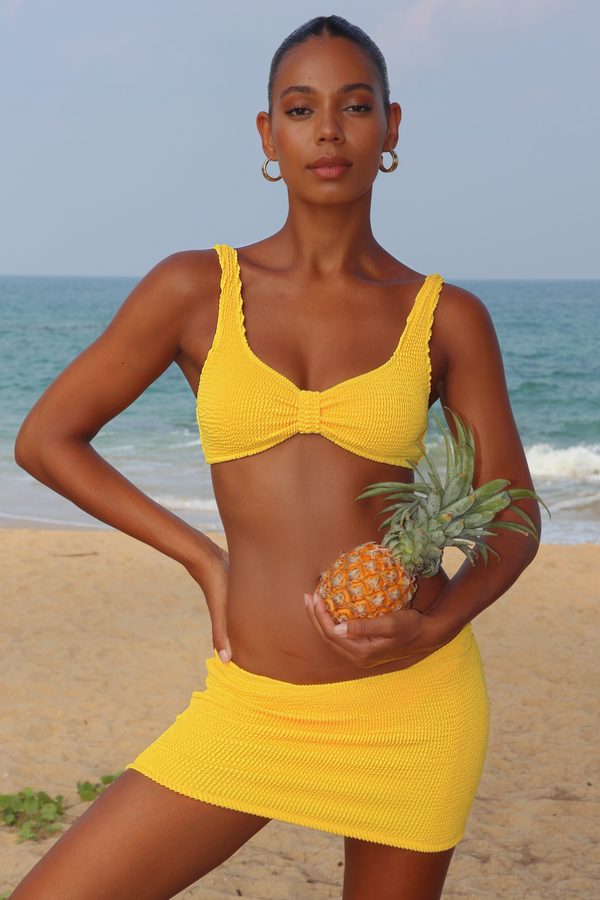 'Sunset' Scrunch Micro Skirt