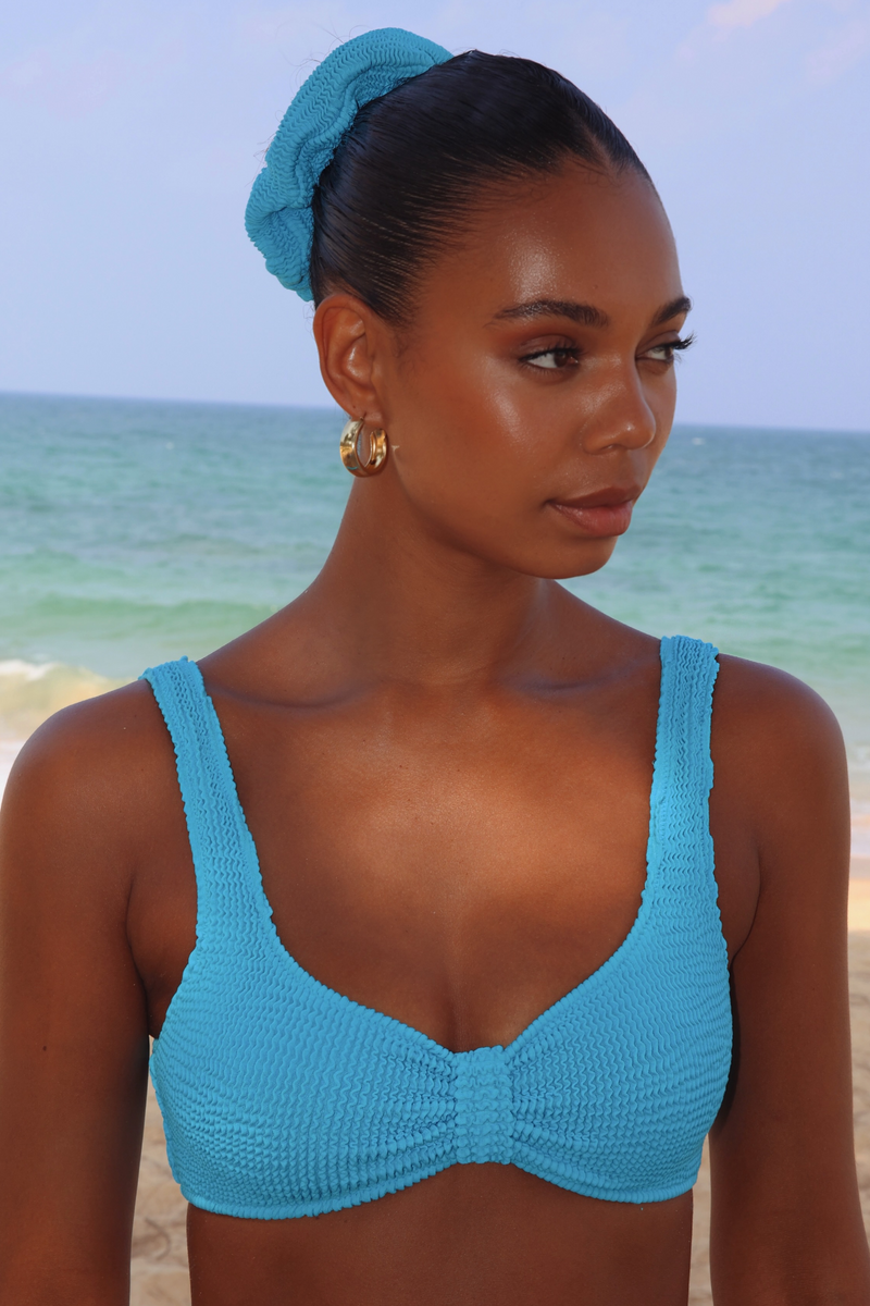 'Ocean' Scrunch Scrunchie