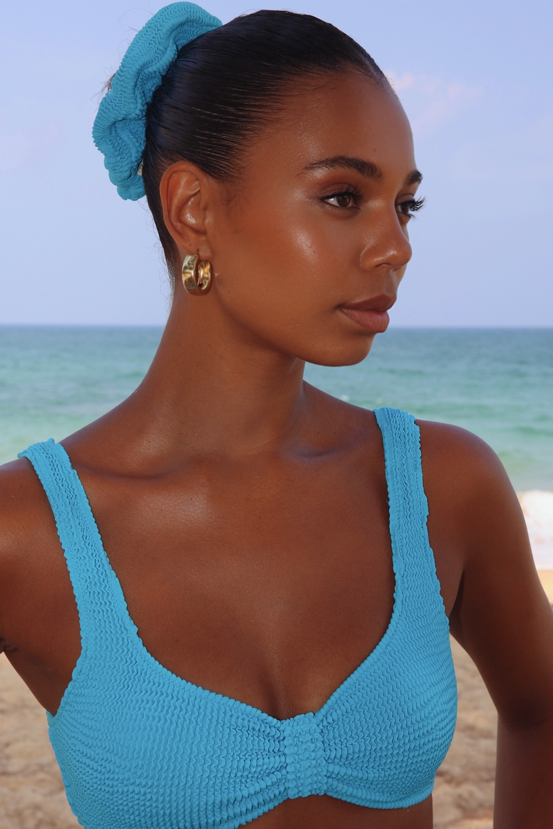 'Ocean' Scrunch Scrunchie