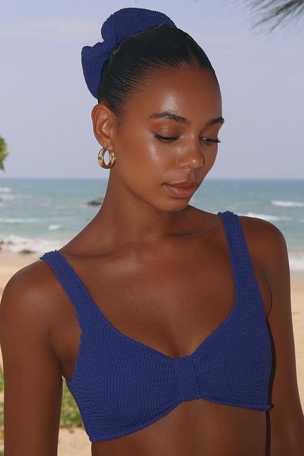 'Navy' Scrunch Scrunchie