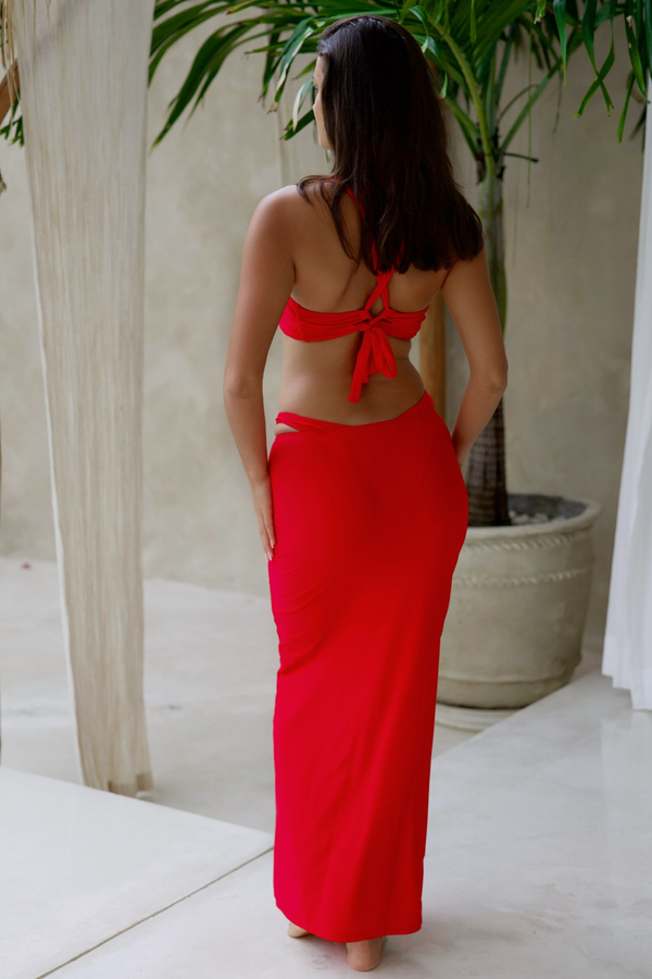 'Red' Maxi Skirt
